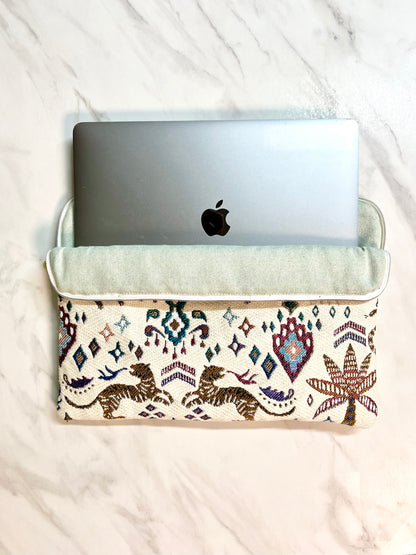 Arty Tantric jacquard fabric computer cover