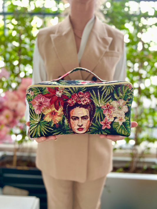 Trésor XXL toiletry bag - Frida Khalo - Flat opening