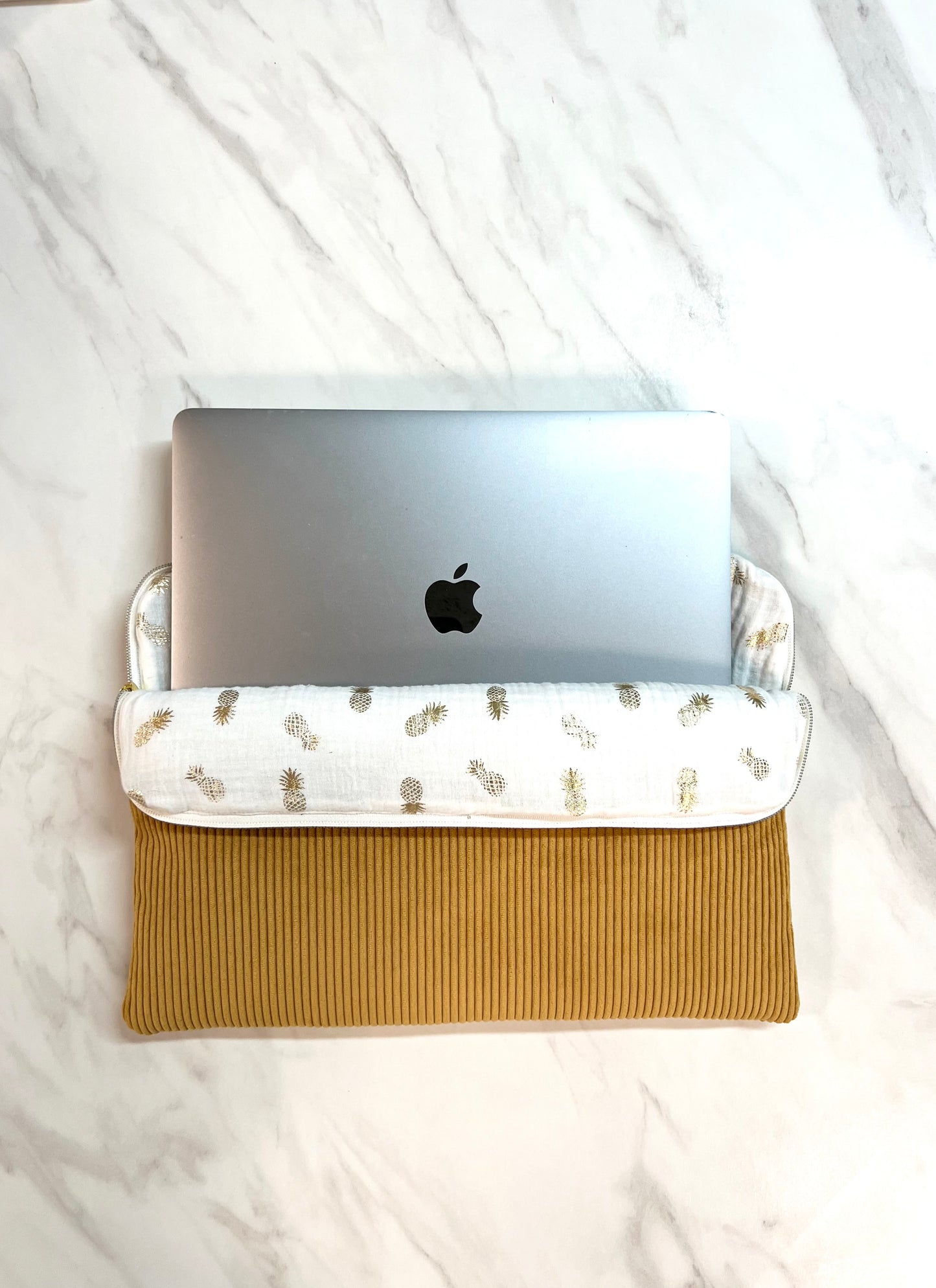 Corduroy Laptop Sleeve - Mustard