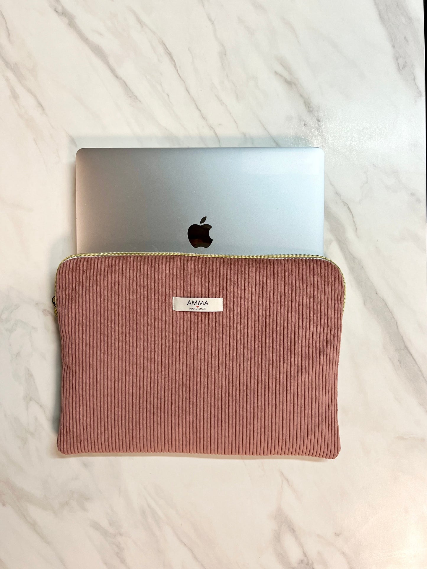 Corduroy Laptop Sleeve - Pink