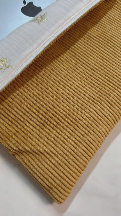 Corduroy Laptop Sleeve - Mustard